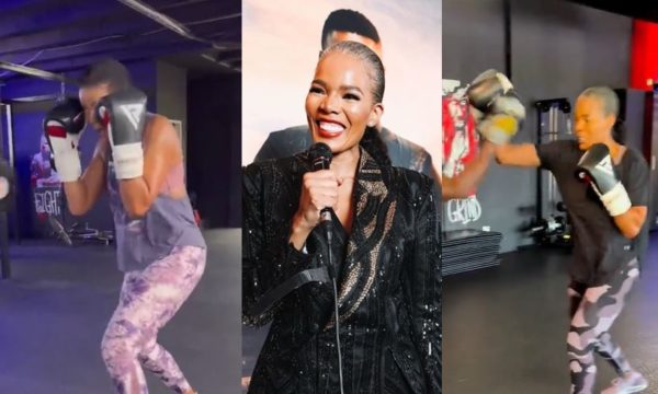 A look at Connie Ferguson’s boxing sessions (Video)